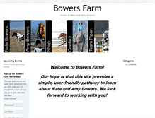 Tablet Screenshot of bowersnaturaldriving.com